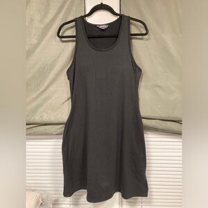 Eddie Bauer Women’s Black Racerback Tank Athletic Dress - Size Large
